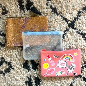 3 Ipsy Glam Glam Bags - Makeup Bag